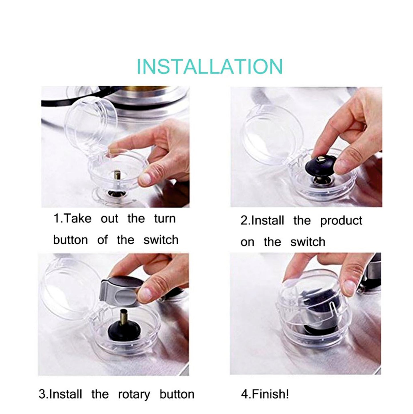 Skydd för ugn och spisvred lätt installation