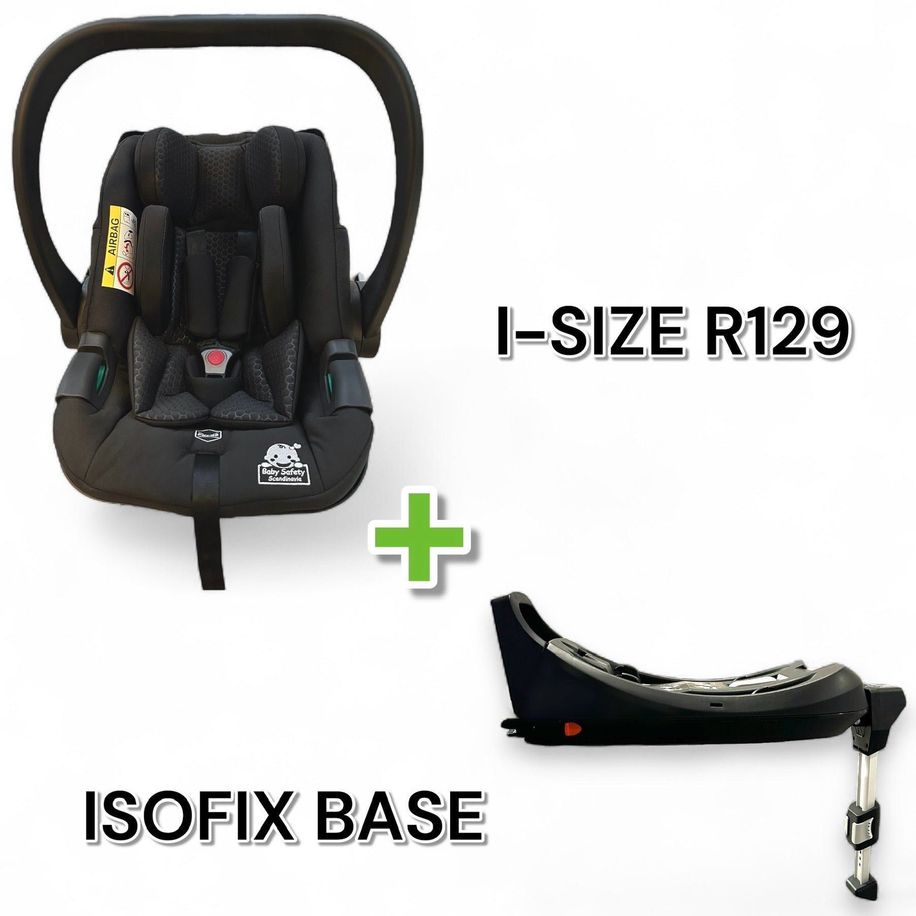 Babyskydd isofix med bas isize